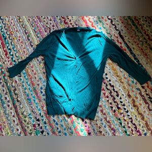 Old Navy 3/4 sleeve hunter green cardigan